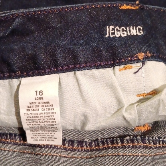 American Eagle super stretch jegging 16 long - Picture 4 of 5